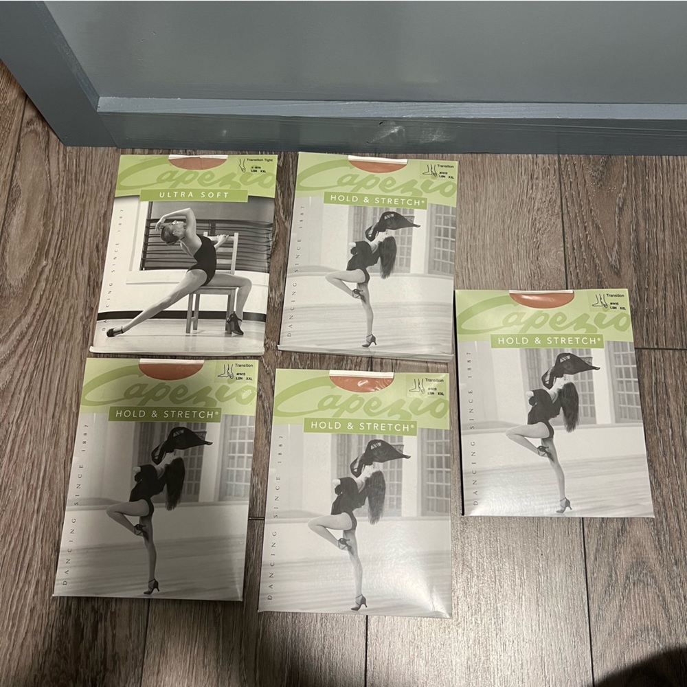 Capezio transitions light suntan tights. Size XXL